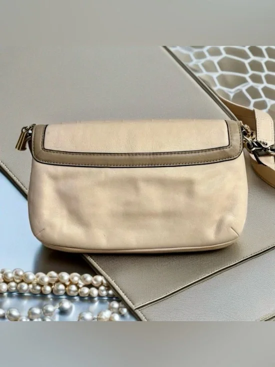 COACH Kristin Ivory Snake Trim Mini Bag - Picture 5 of 8